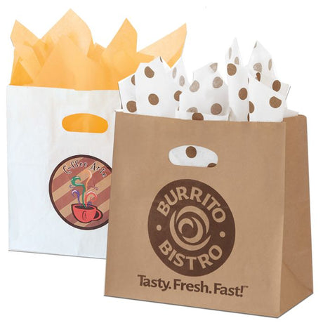Die Cut Handle Paper Restaurant Bags