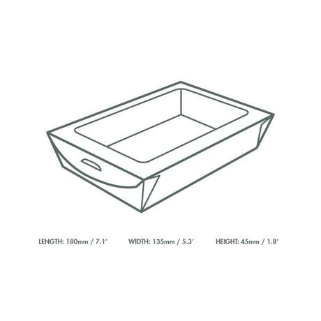 Vegware 32 oz Window Salad Box Kraft with PLA Window Compostable (QTY 300), SKU 01VWSALAD