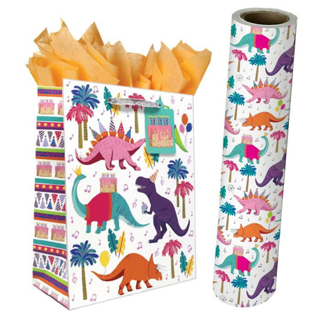 Dino Party Gift Bags & Wrapping Paper
