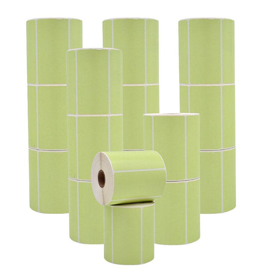 4" x 2" Direct Thermal Labels - 750 Stickers | LB-DTT (Made in USA)