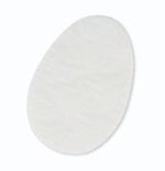 White/White - Egg Shaped Candy Pad - 6 x 4-1/8" (Fits 1/2 lb. & 1 lb. Egg Boxes)