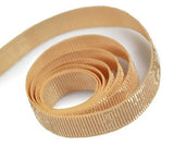 Old Gold - Elast-A-Grain Ribbon - 3/8" x 25 Yards