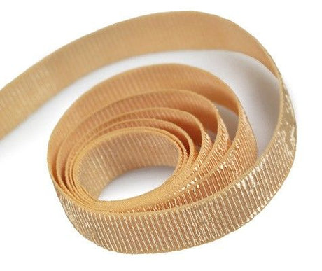 Old Gold - Elast-A-Grain Ribbon - 3/8" x 25 Yards