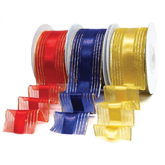 Elite Sheer (Wired Edge) Ribbon - BoxAndWrap.com – Box & Wrap