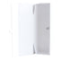 White - Magnetic Ceco Box - 1 Bottle Wine - 13-1/2 x 3-1/2 x 3-1/2"