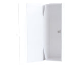 White - Magnetic Ceco Box - 1 Bottle Wine - 13-1/2 x 3-1/2 x 3-1/2"
