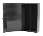 Black - Magnetic Ceco Box - 2 Bottle Wine - 13-1/2 x 7 x 3-1/2"