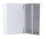 White - Magnetic Ceco Box - 2 Bottle Wine - 13-1/2 x 7 x 3-1/2"