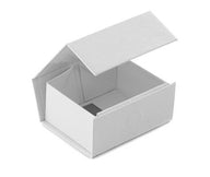 Gloss White - Magnetic Ceco Ring Box - 2-5/8 x 2 x 1-3/16"