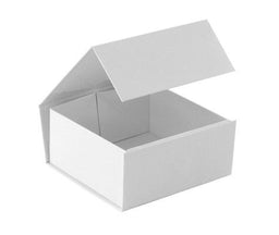 Gloss White - Magnetic Ceco Bangle Box - 4-1/8 x 4 x 2"