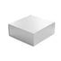 Leatherette White - Magnetic Ceco Gift Box - 6 x 6 x 2-3/4"