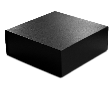 Leatherette Black - Magnetic Ceco Gift Box - 10 x 10 x 4"
