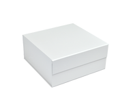 Matte White - Magnetic Gift Box - 6 x 6 x 2-3/4"