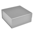 Matte Silver - Magnetic Gift Box - 8 x 8 x 3-1/8"