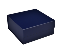 Matte Navy - Magnetic Gift Box - 8 x 8 x 3-1/8"