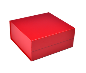 Matte Red - Magnetic Gift Box - 8 x 8 x 3-1/8"