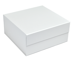 Matte White - Magnetic Gift Box - 10 x 10 x 4-1/2"