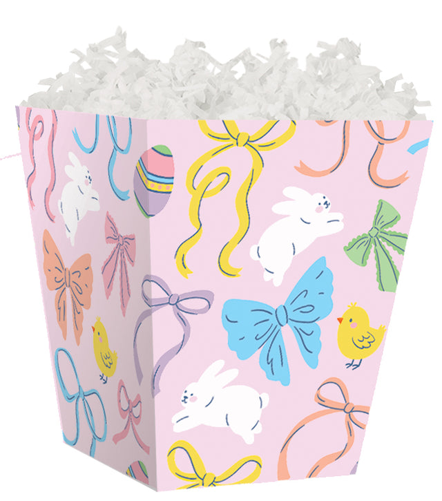 Easter Bows - Sweet Treat Boxes - 4 x 4 x 4-1/2"