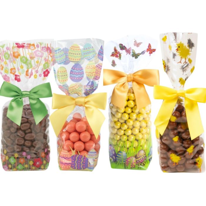 Spring Candy Containers Easter & Spring Stand Up Candy Bags | Box & Wrap