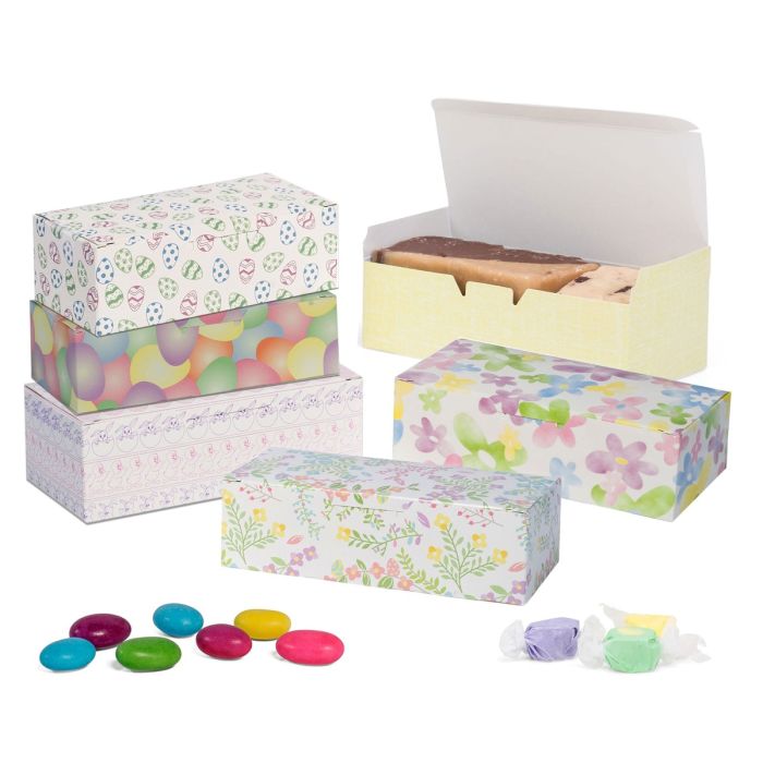 Spring & Easter Candy Fudge Boxes | Box & Wrap
