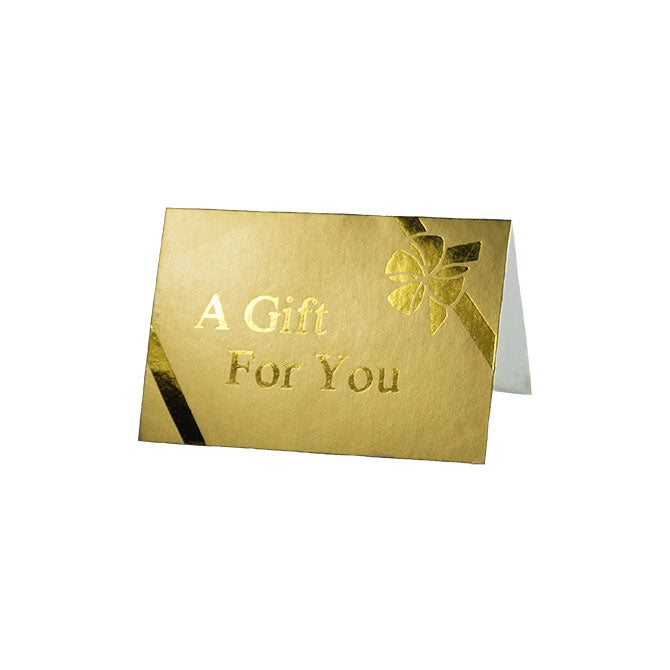 Gold on Gold - A Gift For you Enclosure Cards