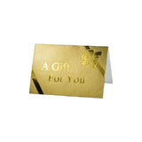 Gold on Gold - A Gift For you Enclosure Cards