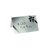Silver on Silver - A Gift For you Enclosure Cards