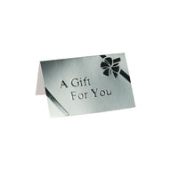 Silver on Silver - A Gift For you Enclosure Cards