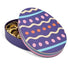 Violet - Egg Shaped Candy Box - 6 x 4-1/8 x 1-1/8"