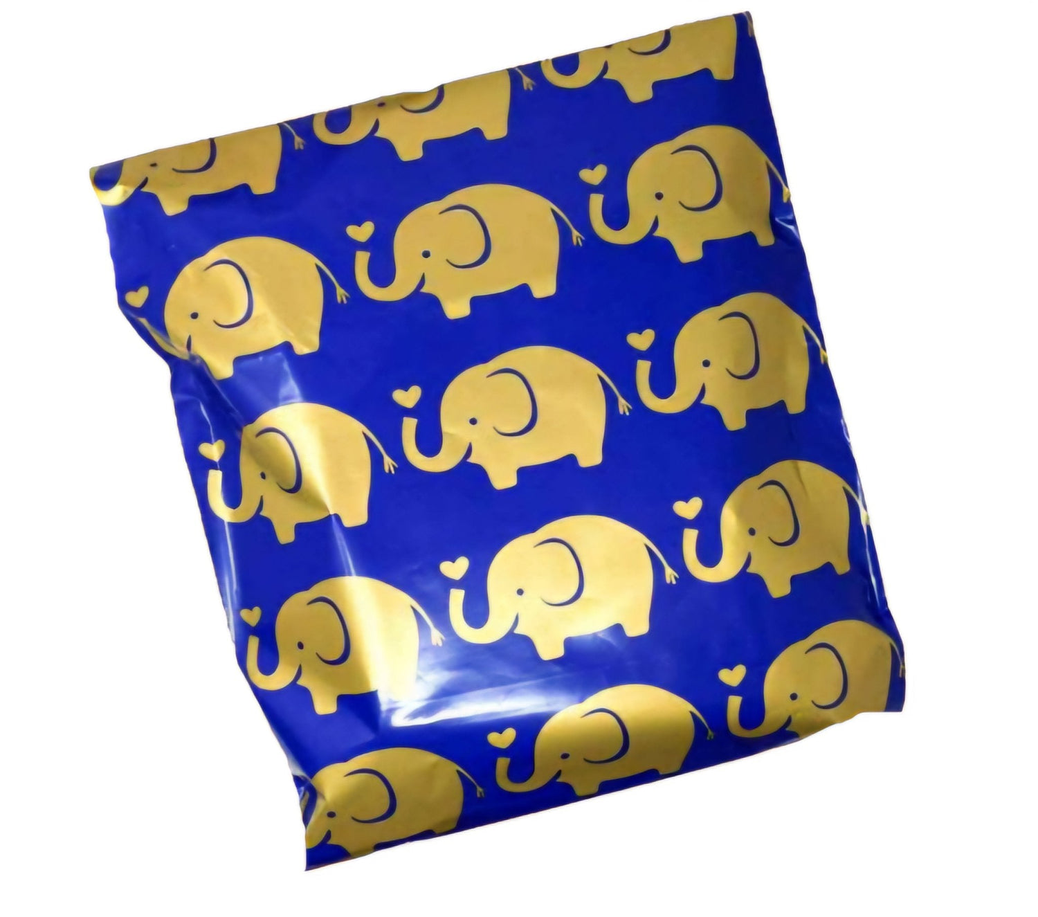 Elephant Poly Mailers Size 10x13 Colorful Shipping Bags
