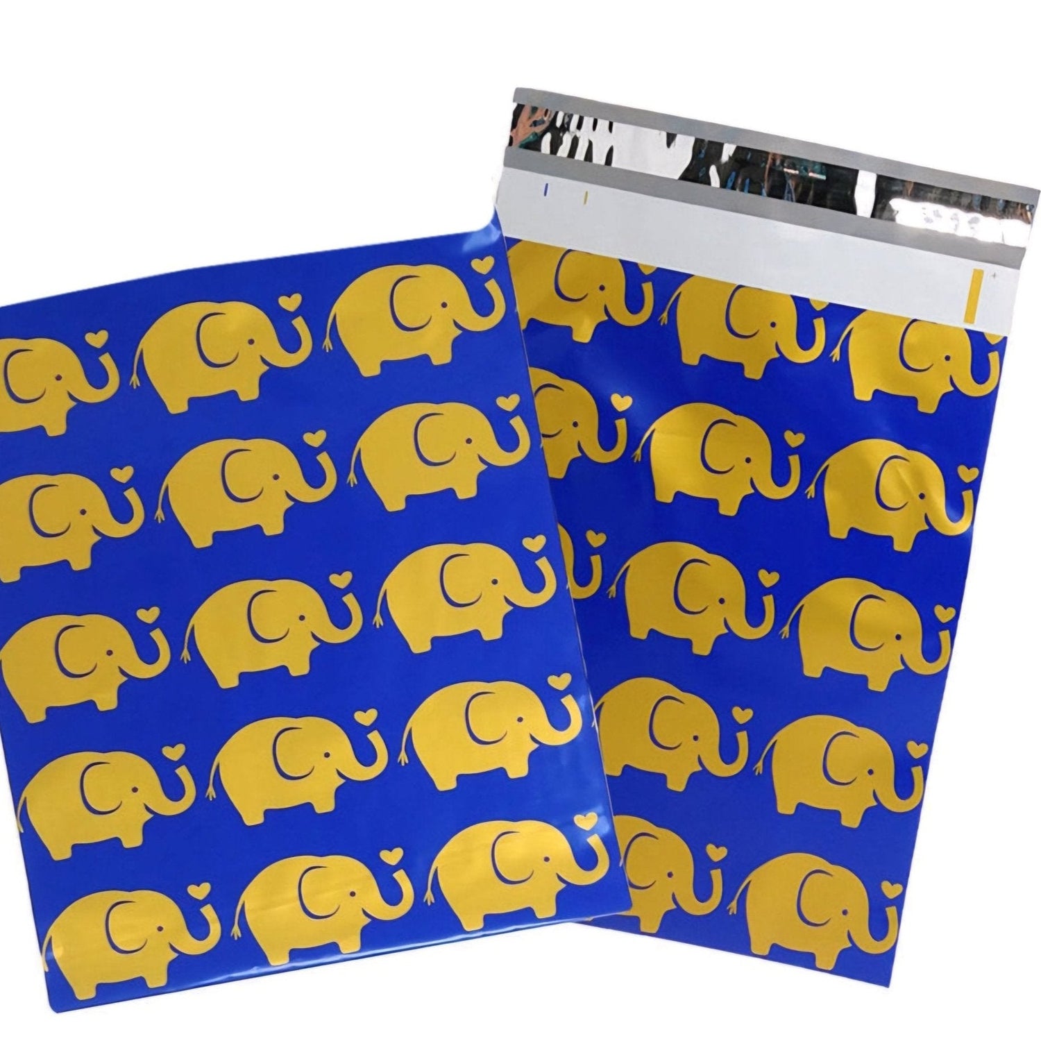 Elephant Poly Mailers Size 10x13 Colorful Shipping Bags