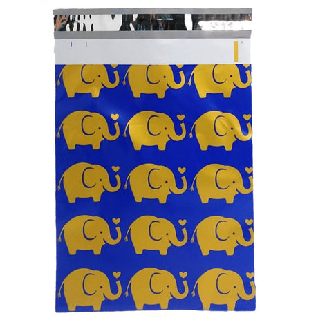 Elephant Poly Mailers Size 10x13 Colorful Shipping Bags