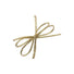 Gold - Euro Double Bow Stretch Loop - 10" Loop (18" untied)