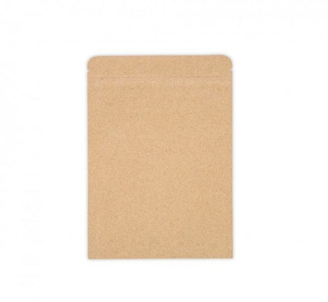 Natural Kraft - Flat Zipper Pouch - 5-1/8 x 7-1/16"