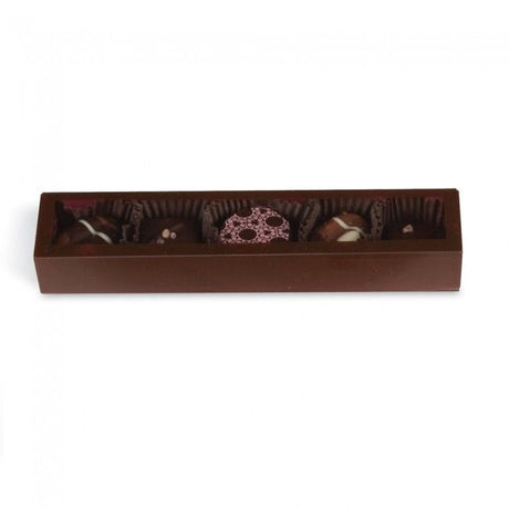 Brown/Clear Window - Artisan Frosted Window Box - (5 Pc.) 6-1/4 x 1-3/8 x 3/4"