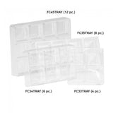 Clear - Candy Tray - (6 Pc.) 2-3/4 x 4-1/8 x 1/2"