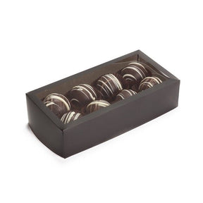 Black/Clear Window - Frosted Window Box - (8 Piece) 2-3/4 x 5-1/2 x 1-3/8"