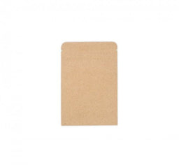 Natural Kraft - Flat Zipper Pouch - 3-15/16 x 5-7/8"