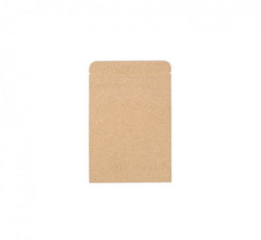 Natural Kraft - Flat Zipper Pouch - 3-15/16 x 5-7/8"