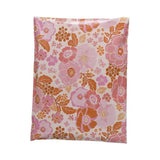 Fall Flowers Poly Mailers Size 10x13 Autumn Floral Shipping Bags