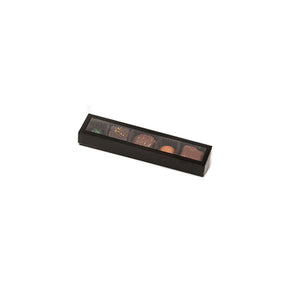 Frosted Black - Window Candy Box - (5 Pc.) 6-1/4 x 1-3/8 x 3/4"