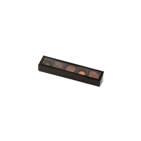 Frosted Black - Window Candy Box - (5 Pc.) 6-1/4 x 1-3/8 x 3/4"