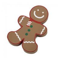 Gingerbread Man - Shaped Box - 8-1/4 x 5-1/4 x 1-1/4"