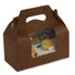 Chocolate - Gable Box Window - 8 x 8 x 4"