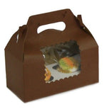 Chocolate - Gable Box Window - 8 x 8 x 4"