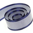 Navy with Silver - Gala Ribbon - 1-1/2" x 50 Yards
