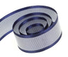 Navy with Silver - Gala Ribbon - 1-1/2" x 50 Yards