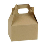 Natural Kraft Shadow Stripe - Gable Box - 4 x 2-1/2 x 2-1/2"