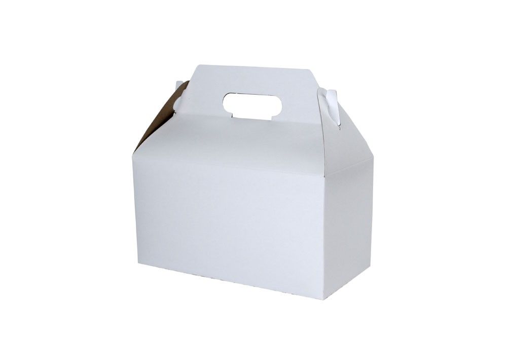 White - Gable Box - 8-7/8 x 5 x 6-3/4"