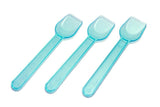 Blue - Transparent Gelato Spoon - 3-11/18 (Handle) x 7/8" (Width)